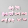 10Pcs 5 Styles Polyester Alligator Hair Clips PHAR-WH0007-42-1