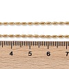 Ion Plating(IP) 304 Stainless Steel Oval Ball Chain Necklace for Men Women X-NJEW-M200-09G-2