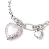 316 Stainless Steel Locket Charms Bracelets BJEW-JB13180-3