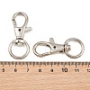 Zinc Alloy Swivel Clasps AL-CBAC079-18P-3