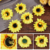 20Pcs Cloth Sunflower AJEW-CP0001-83-3