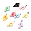 40Pcs Opaque Resin Pendants RESI-CJ0005-30-8