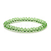 Fashionable Faceted Rondelle Glass Beads Stretch Bracelets for Women Girls Gift TQ6391-5-1