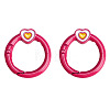 2Pcs Alloy Spring Gate Rings PW-WG34274-07-1