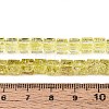 Crackle Transparent Glass Beads Strands GLAA-N062-6mm-05-4