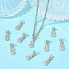 SHEGRACE Brass Clear Cubic Zirconia Pendants XGRQ3K286-523P-5