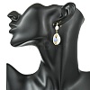 Natural Cultured Freshwater Pearl Stud Dangle Earrings for Women EJEW-JE07276-3