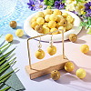 40Pcs 4 Colors Opaque Acrylic Beads MACR-TA0002-98-8