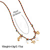 Summer Beach Braided Rope Bib Necklaces SZ6362-2-2