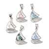 Brass Enamel Pendants KK-H534-04P-1