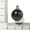 Natural Tiger Eye Perfume Bottle Pendants G-K338-22P-07-3