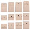 AHADERMAKER 12Pcs 4 Styles Portable Felt Card Cover Bag ABAG-GA0001-21D-1