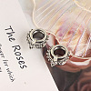 304 Stainless Steel Crystal Rhinestone Horse Eye Ear Plugs Gauges WG9936D-03-4