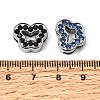 Alloy with Rhinestone Slide Charms RB-NH0002-03P-3
