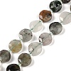 Natural Green Rutilated Quartz Beads Strands G-C116-A24-01-2