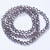 Electroplate Glass Beads Strands EGLA-A034-T10mm-A09-2