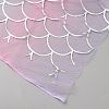 Fish Scale Pattern Polyester Fabric DIY-WH20081-103A-2