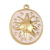 304 Stainless Steel Enamel Pendants LS-STAS-G392-03G-02-1