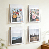 4Pcs Plastic Hanging Organizer Holder for Magazine ODIS-WH0108-120-4
