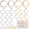60Pcs 2 Color 304 Stainless Steel Leverback Earring Findings DIY-CN0002-52-1
