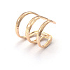 Brass Cuff Earrings WG905AF-09-1