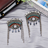 2Pcs Detachable Ethnic Style Evil Eye Appliques DIY-FH0005-95-4