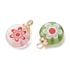 Handmade Lampwork Pendants PALLOY-JF05245-3