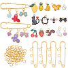 DIY Brooch Making Kits DIY-BM0002-38-1