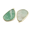 Natural Green Strawberry Quartz Pendants G-M431-08G-2