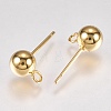 202 Stainless Steel Stud Earring Findings STAS-G173-12G-6mm-3