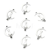 100Pcs Tibetan Style Alloy Pendants TIBE-YW0001-93-2