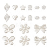 Craftdady 180Pcs 9 Style ABS Plastic Imitation Pearl Beads OACR-CD0001-08-11