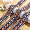Ethnic Style Polyester Ribbons OCOR-AR0001-43-5