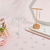 20Pcs Brass Stud Earring Findings KK-SC0008-01S-4