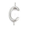 304 Stainless Steel Letter Connector Charms LS-STAS-M108-01P-03-1