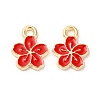 Alloy Enamel Charms ENAM-C005-34G-04-2