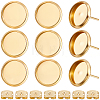 20Pcs 304 Stainless Steel Stud Earring Findings STAS-BBC0009-97C-7