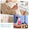 Yeah Gesture Thumb Shape Plastic Cable Organizer Clips PL-FZCA1FC-01E-6