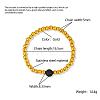 304 Stainless Steel Round Beaded Bracelets for Women JZ6753-1-2