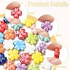 30Pcs 10 Colors Handmade Porcelain Beads PORC-FS0001-51-3