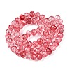 Transparent Glass Beads Strands GLAA-T023-10mm-A13-2