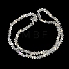 Electroplate Transparent Glass Beads Strands LS-EGLA-P061-04C-AB16-3