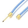 3MM Round Nylon Milan Cord Necklaces Making NJEW-H091-01G-25-3