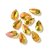 Faceted Teardrop Glass Pendants GLAA-O008-A29-1