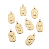 Brass Pendants KK-O140-20G-11-1