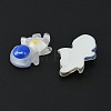 Space Theme Translucent Resin Cabochons RESI-WH0021-50D-1