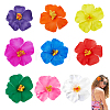 9Pcs 9 Colors Flower EVA Alligator Hair Accessories PHAR-PH0001-25-6