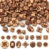300Pcs 15 Styles Opaque Acrylic Beads SACR-YW0002-20-1