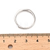 Rhodium Plated 925 Sterling Silver Adjustable Rings RJEW-S397-01P-04-5