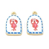 Printed Brass Pendants KK-CBAF9BC-07G-05-1